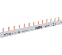Шина питания IZS 10/1F/54 (10мм кв, 1P, 1м, Pin, 54mod.)