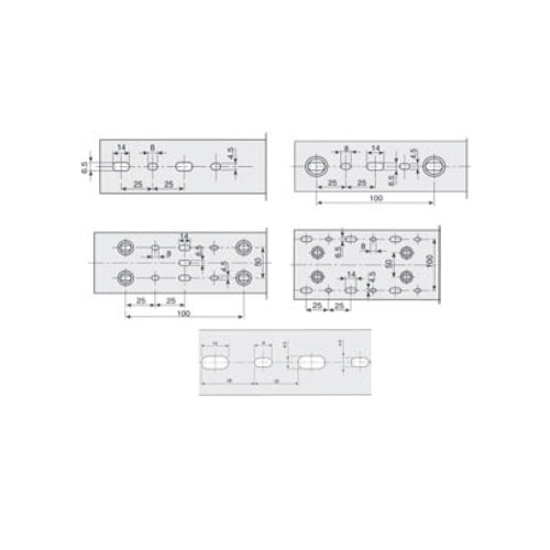 Короб перфорированный B 60x100 T (ПВХ, Ш60xВ100, 2м) ETI 3911046