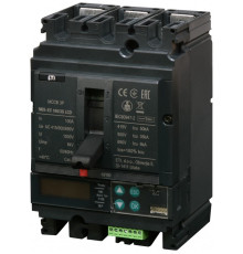 Автоматический выключатель 100A 3P, 50kA, (0.4-1)In/(1.5-12)In, NBS-EC 100/3S LCD