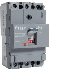 Автоматический выключатель x160, In=32А, 3п, 18kA, Тффикс./Мффикс.