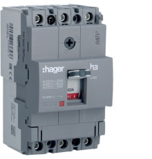 Автоматический выключатель x160, In=63А, 3п, 18kA, Тффикс./Мффикс.