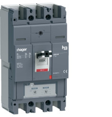 Автоматический выключатель h3, x630, In=400A, 3п, 50kA, TM