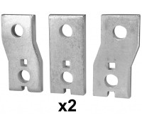 Переходник шинный NBS-ZB 400-630AF 3P (3P, комплект 6шт.)