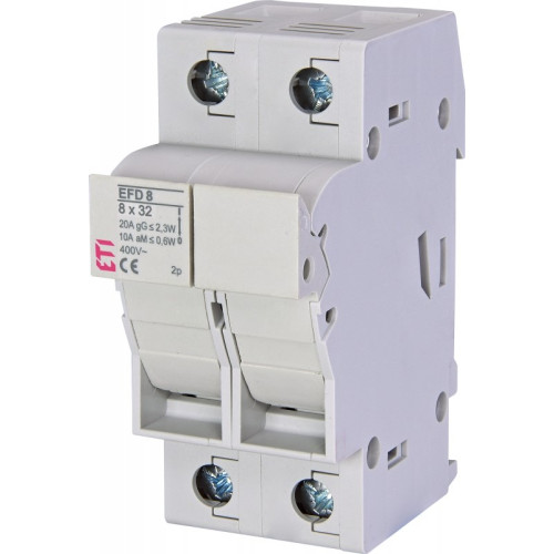 Разъединитель для предохранителей EFD 8 2P 20A 400V AC ETI 2520003