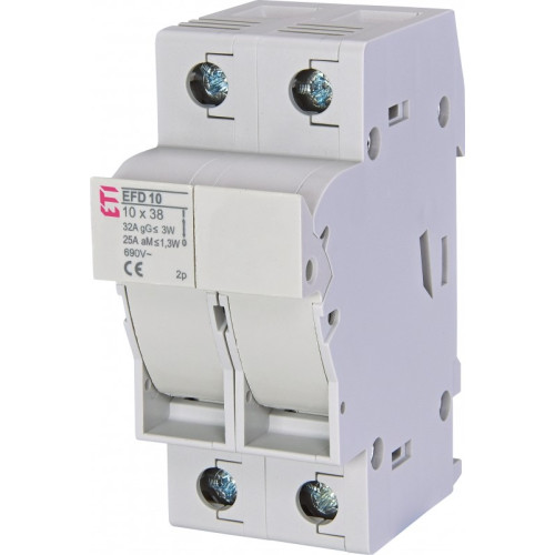 Разъединитель для предохранителей EFD 10 2P 32A 690V AC ETI 2540003