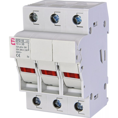 Разъединитель для предохранителей EFD 10 3P LED 32A 690V AC ETI 2540014