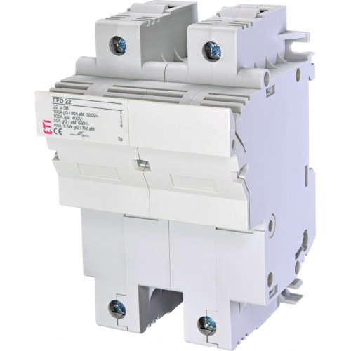 Разъединитель для предохранителей EFD 22 2P 100A 690V AC ETI 2570003
