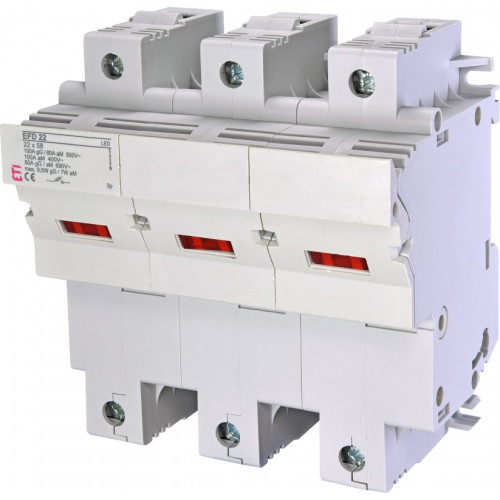 Разъединитель для предохранителей EFD 22 3P LED 100A 690V AC ETI 2570014