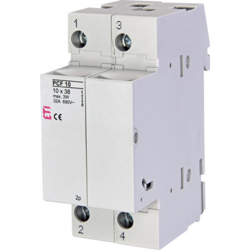 Разъединитель для предохранителей PCF 10 2P 32A 690V AC ETI 2550003