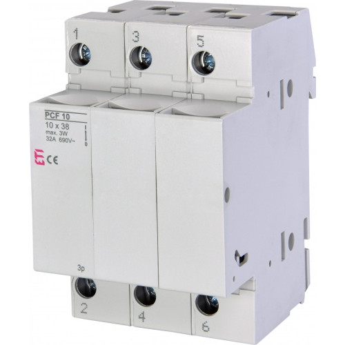 Разъединитель для предохранителей PCF 10 3P 32A 690V AC ETI 2550004