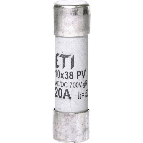 Сверхбыстрый предохранитель CH 10x38 gR 20A 700V (50kA AC) для защиты полупроводников ETI 2625024