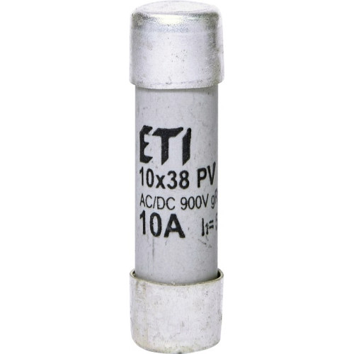 Сверхбыстрый предохранитель CH 10x38 gR 10A 900V (50kA AC) для защиты полупроводников ETI 2625031