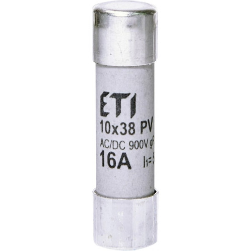 Сверхбыстрый предохранитель CH 10x38 gR 16A 900V (50kA AC) для защиты полупроводников ETI 2625033