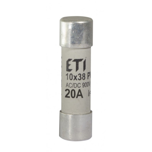 Сверхбыстрый предохранитель CH 10x38 gR 20A 900V (50kA AC) для защиты полупроводников ETI 2625034