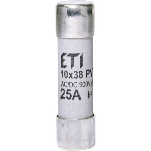 Сверхбыстрый предохранитель CH 10x38 gR 25A 900V (50kA AC) для защиты полупроводников ETI 2625035