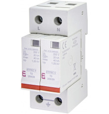 Ограничитель перенапряжения ETITEC V T2 255/20 (2+0)