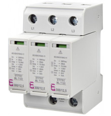 Ограничитель перенапряжения ETITEC ML T123 300/12,5 (3+0, 3p, TNC)