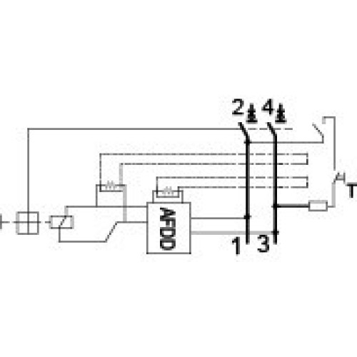 Дифавтомат с защитой от дуги C 20/0,03 тип A, 10kA, KZS-AFDD 3M2p ETI 2173875
