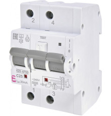Дифавтомат с защитой от дуги C 25/0,03 тип A, 10kA, KZS-AFDD 3M2p