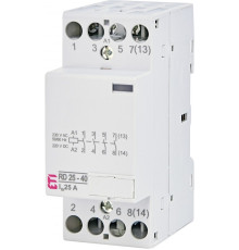 Контактор бесшумный 25А, 4НО, 220В AC/DC, RD 25-40 230V AC/DC ETI