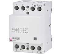 Контактор бесшумный 40А, 4НО, 220В AC/DC, RD 40-40 230V AC/DC ETI