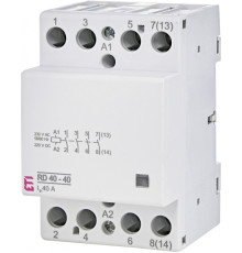 Контактор бесшумный 40А, 4НО, 220В AC/DC, RD 40-40 230V AC/DC ETI