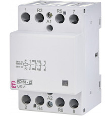 Контактор бесшумный 63А, 2НО+2НЗ (для АВР), 220В AC/DC, RD 63-22 ETI