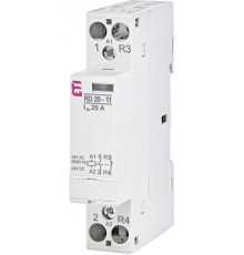 Контактор бесшумный 20А, 1НО+1НЗ, 24В AC/DC, RD 20-11 24V AC/DC ETI