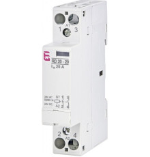 Контактор бесшумный 20А, 2НО, 24В AC/DC, RD 20-20 24V AC/DC ETI
