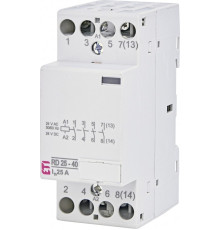 Контактор бесшумный 25А, 4НО, 24В AC/DC, RD 25-40 24V AC/DC ETI