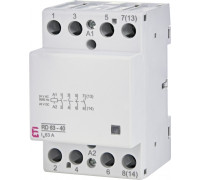 Контактор бесшумный 63А, 4НО, 24В AC/DC, RD 63-40 24V AC/DC ETI