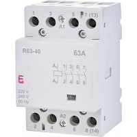 Контактор модульный тихий, 63А, 4НО, R 63-40 230V