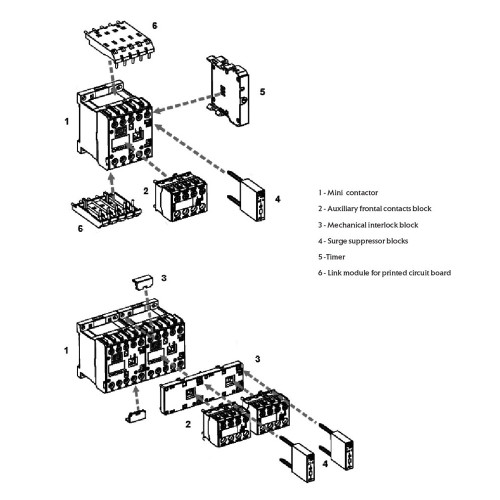 Контактор миниатюрный CEC 09.4Р 24V DC (9A; 4kW; AC3) 4р (4 н.в.) ETI 4641211