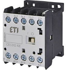 Контактор миниатюрный CEC 12.10-24V DC (12A; 5,5kW; AC3)