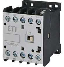 Контактор миниатюрный CEC 12.4P 230V АС (12A; 5,5kW; AC3) 4р (4 н.в.)