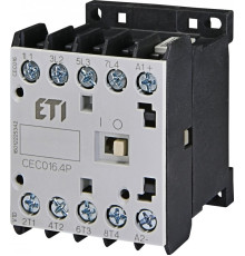 Контактор миниатюрный CEC 16.4P 230V АС (16A; 7,5kW; AC3) 4р (4 н.в.)