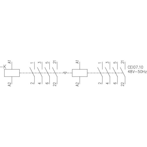 Контактор CEI 07.10 230V AC ETI 4641623