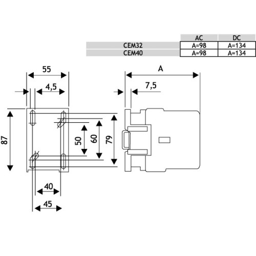 Контактор CEM 32.10 230V AC ETI 4646123