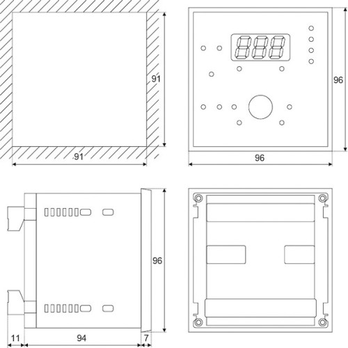 Контроллер АВР ATC-E (c сигнальным блок-контактом) ETI 4656574