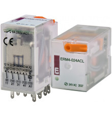 Электромеханическое реле ERM4-024ACL 4p