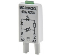 Дополнительный модуль защиты/индикации ERC-024ACDCL (Uc= 6...24V AC/DC)