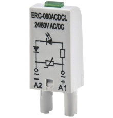Дополнительный модуль защиты/индикации ERC-060ACDCL (Uc= 24...60V AC/DC)