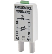 Дополнительный модуль защиты/индикации ERC-230ACDCL (Uc= 110...230V AC/DC)