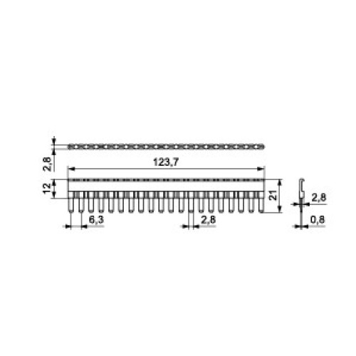 Шина соединительная SR-TERMINAL (для SSR и SER) ETI 2473054