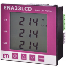 Анализатор сети ENA33LCD (96x96мм кв 85-265V AC, RS-485)