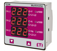 Цифровой мультиметр EDM (96x96мм кв 40-300V AC/DC)