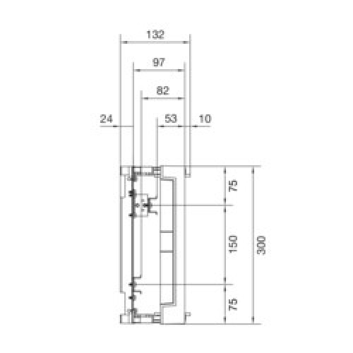 Блок Univers для модульных клеммников, 2хTS35, 300x250мм Hager UD21A1