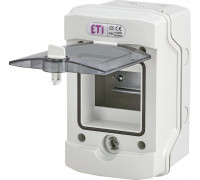 Пластиковый щит 4 модуля, навесной, IP65, ECH-4Gu