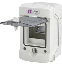 Пластиковый щит 4 модуля, навесной, IP65, ECH-4Gu