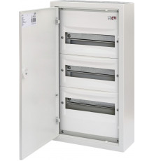 Щит металлический наружный, 36 мод., IP30, пластиковая фальш-панель, WRP12-3